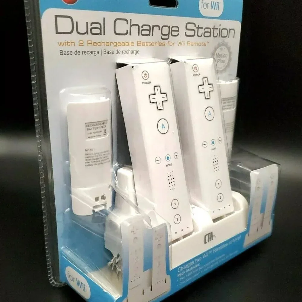 Nintendo Wii Dual Charging Station CTA Controller Docks